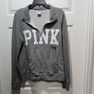 Victoria's Secret PINK Gray Pull-over Sweater